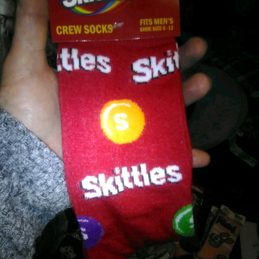 Red Crew Socks for Men